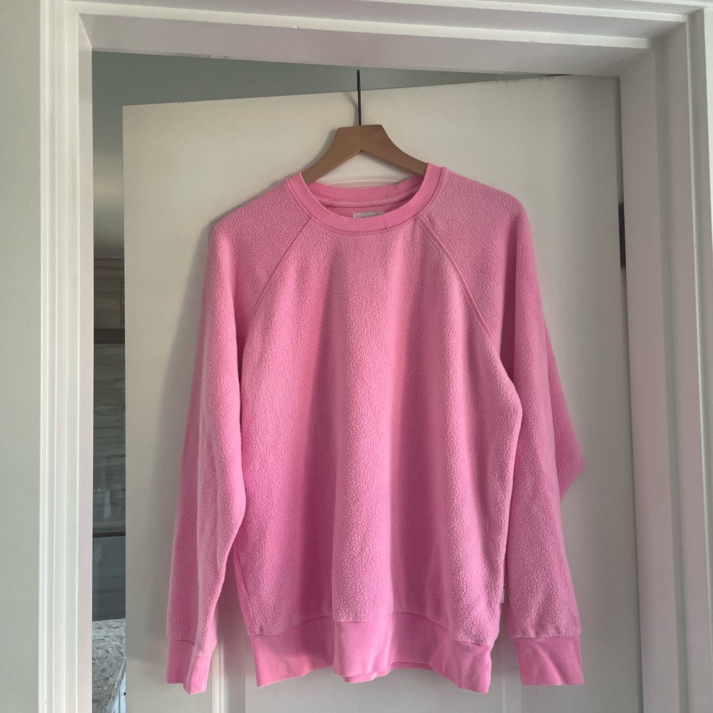 Cozy Pink Women's Crew Neck Sweater